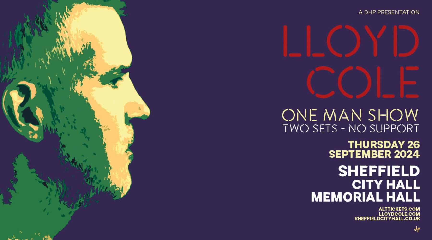 Lloyd Cole Sheffield City Hall Thursday 26 September 2024